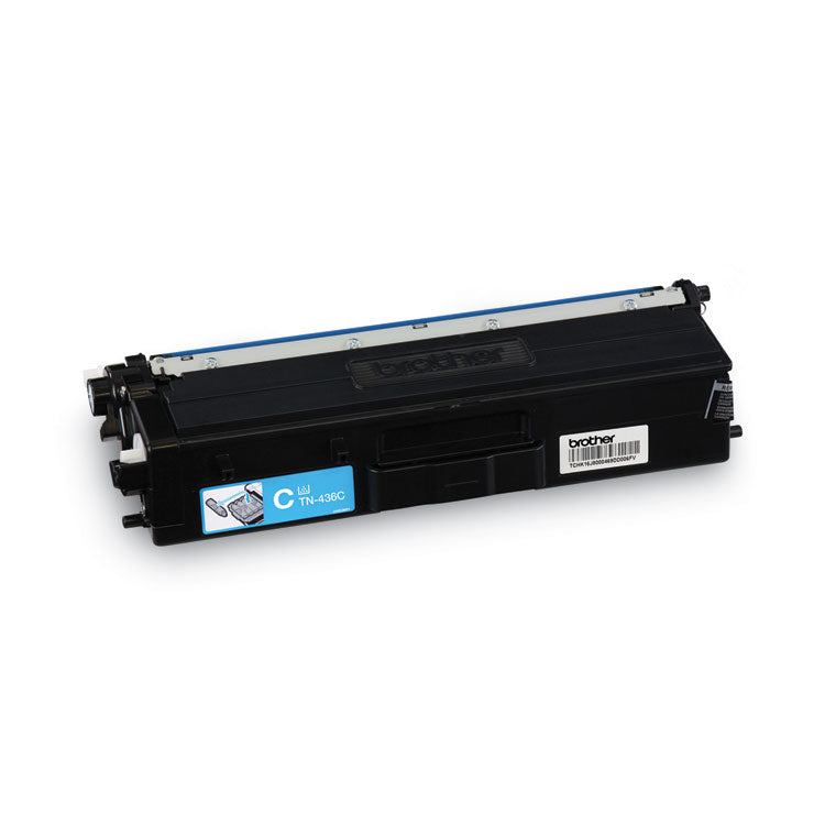 TN436C Super High-Yield Toner, 6,500 Page-Yield, Cyan