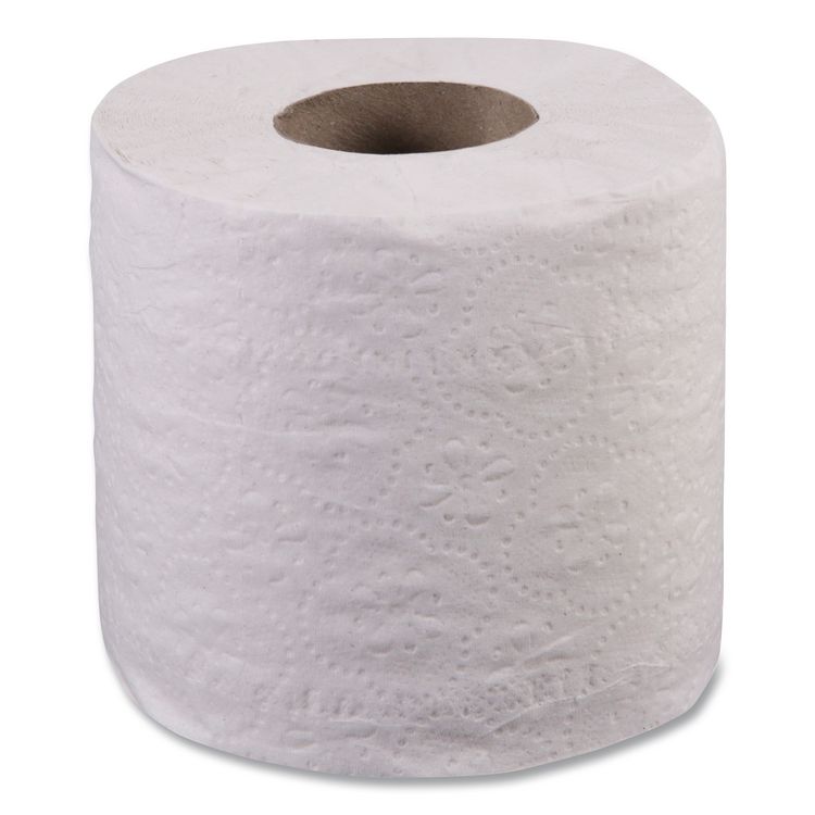 Two-Ply Toilet Tissue, Septic Safe, White, 400 Sheets/Roll, 96 Rolls/Carton