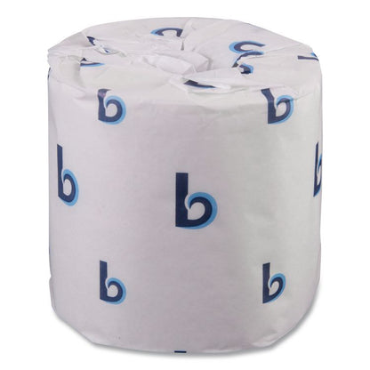 Two-Ply Toilet Tissue, Standard, Septic Safe, White, 4 x 3, 500 Sheets/Roll, 96 Rolls/Carton