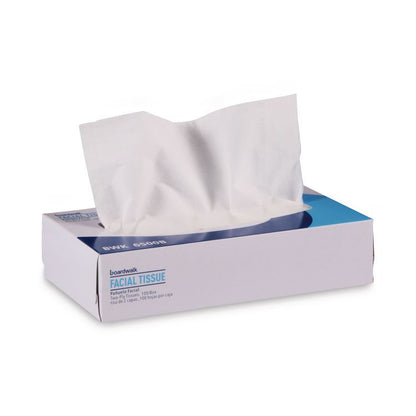 Office Packs Facial Tissue, Flat Box, 2-Ply, White, 100 Sheets/Box, 30 Boxes/Carton