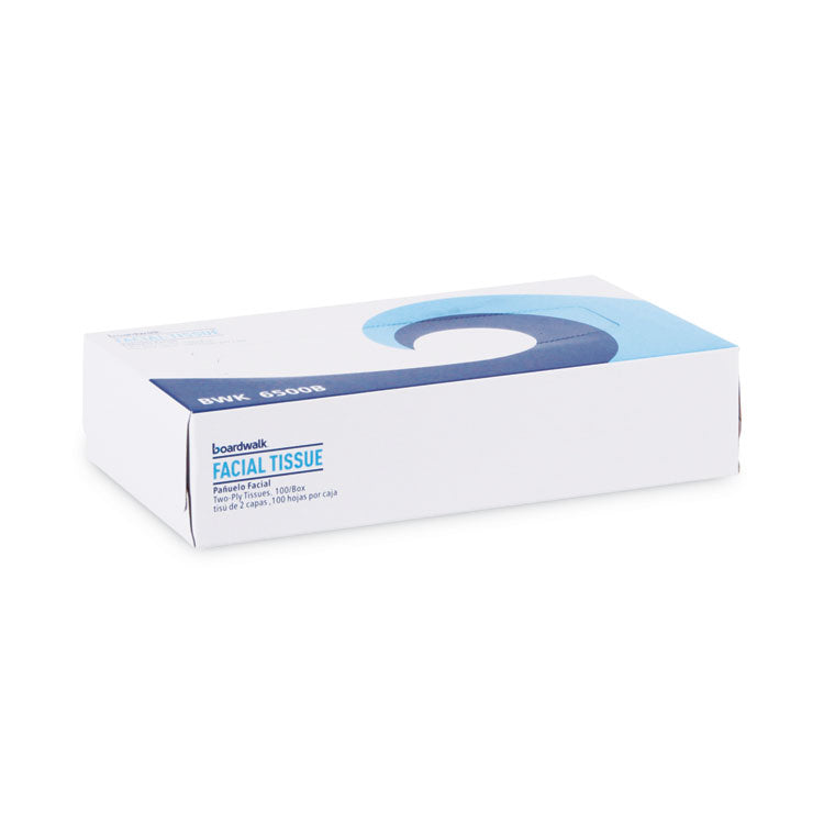 Office Packs Facial Tissue, Flat Box, 2-Ply, White, 100 Sheets/Box, 30 Boxes/Carton