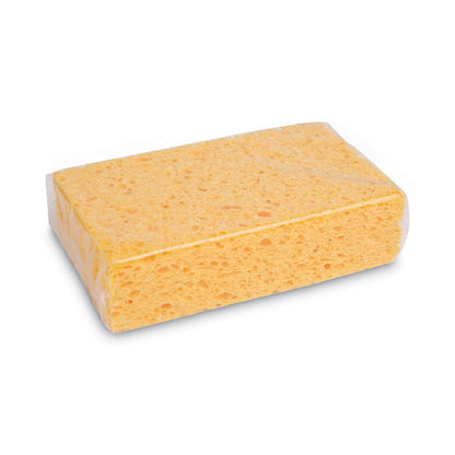 Medium Cellulose Sponge, 3.67 x 6.08, 1.55" Thick, Yellow, 24/Carton