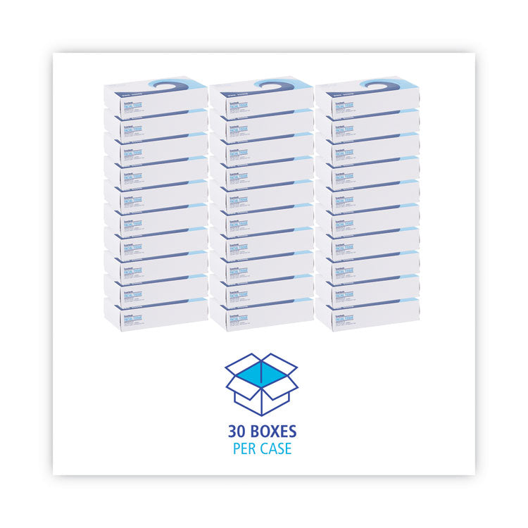 Office Packs Facial Tissue, Flat Box, 2-Ply, White, 100 Sheets/Box, 30 Boxes/Carton