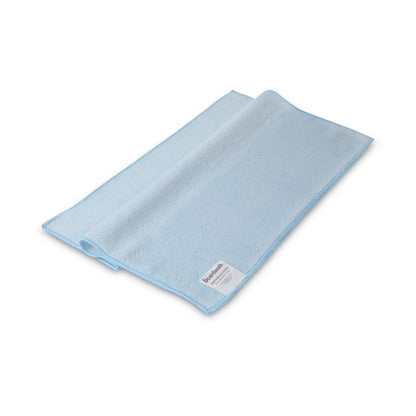 Microfiber Cleaning Cloths, 16 x 16, Blue, 24/Pack