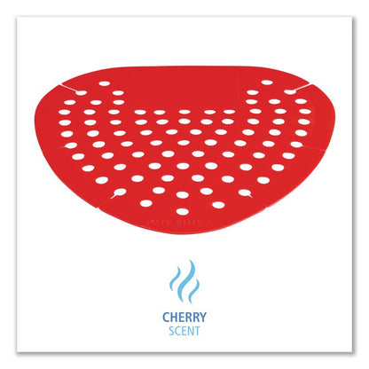 Deodorizing Urinal Screen, Cherry Scent, Red, 3.5 oz, Dozen