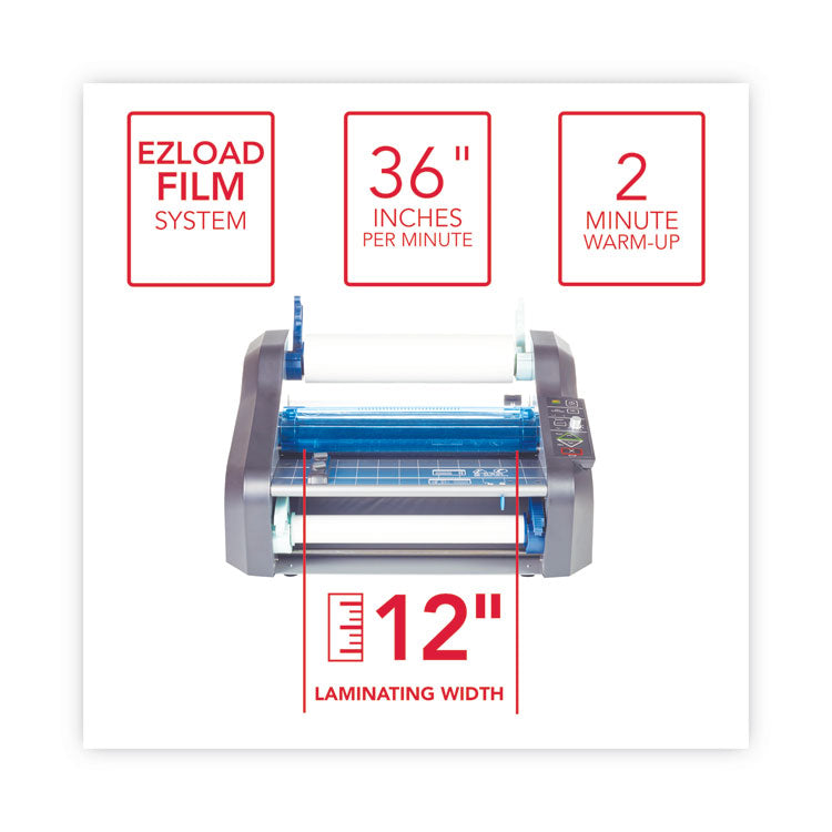Ultima 35 EZload Thermal Roll Laminator, 12" Max Document Width, 5 mil Max Document Thickness