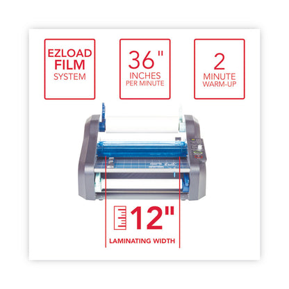 Ultima 35 EZload Thermal Roll Laminator, 12" Max Document Width, 5 mil Max Document Thickness