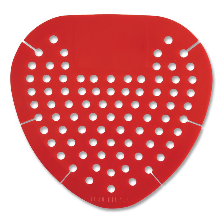 Deodorizing Urinal Screen, Cherry Scent, Red, 3.5 oz, Dozen