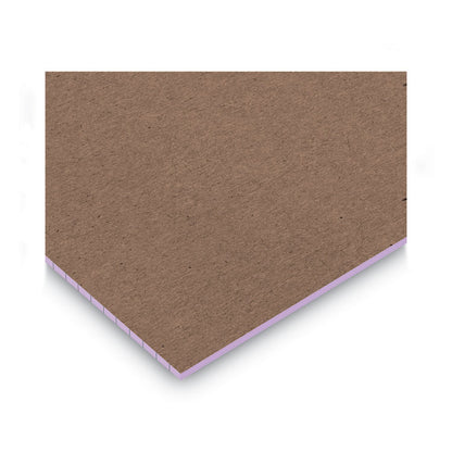 Colored Perforated Ruled Writing Pads, Wide/Legal Rule, (50) Orchid 8.5 x 11 Sheets, Dozen