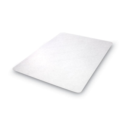 EconoMat Non-Studded All Day Use Chair Mat for Hard Floors, Rectangular, 46" x 60", Clear, Ships Rolled