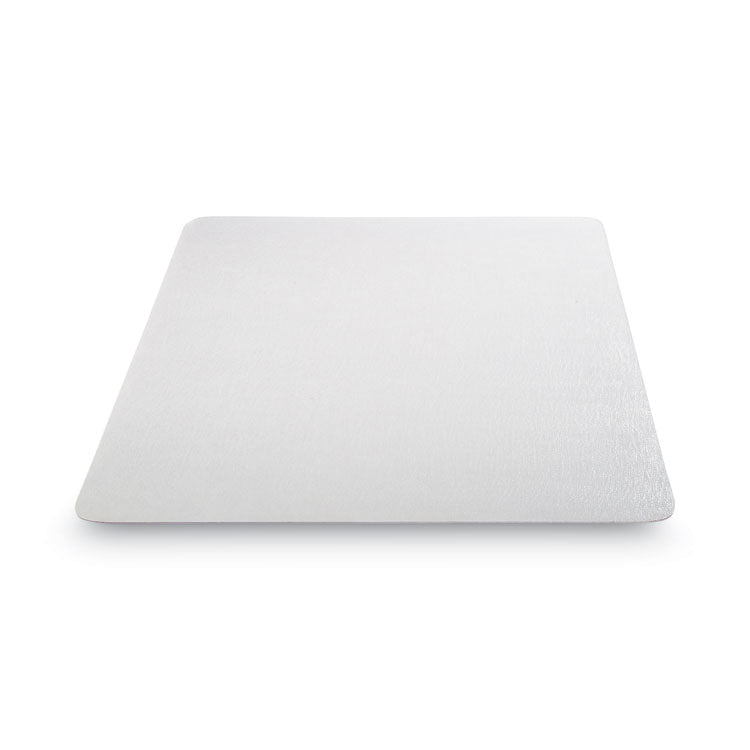 EconoMat Non-Studded All Day Use Chair Mat for Hard Floors, Rectangular, 46" x 60", Clear, Ships Rolled