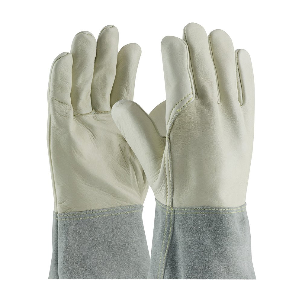 PIP REG COW Leather TIG/MIGGLOVE Kevlar Stitch L, 12 Pairs/Pack