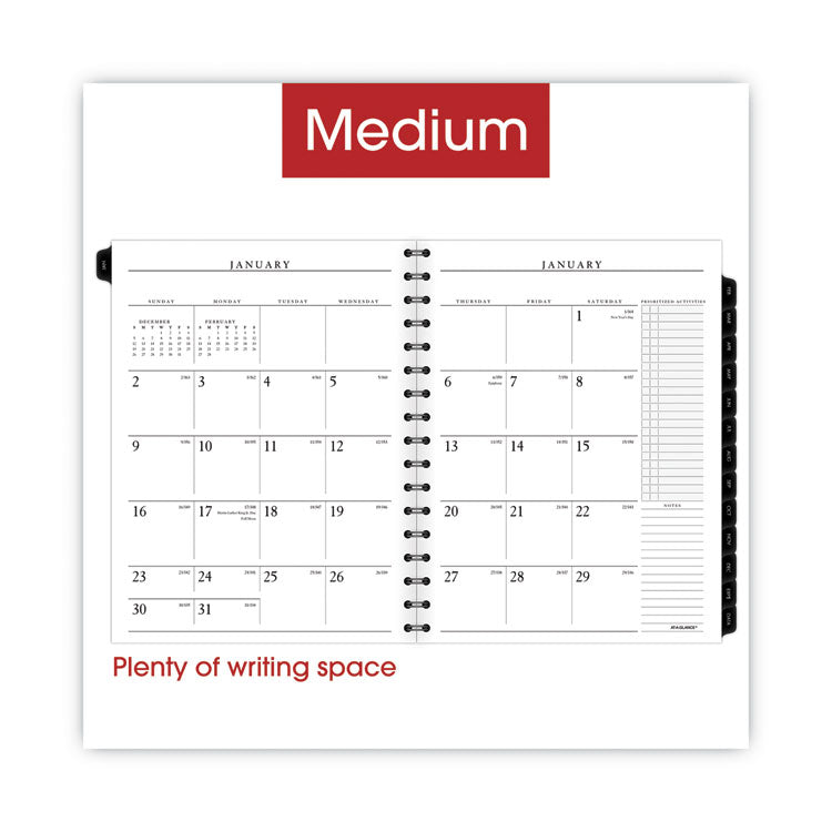 Executive Weekly/Monthly Planner Refill with Hourly Appointments, 8.75 x 6.88, White Sheets, 12-Month (Jan to Dec): 2026