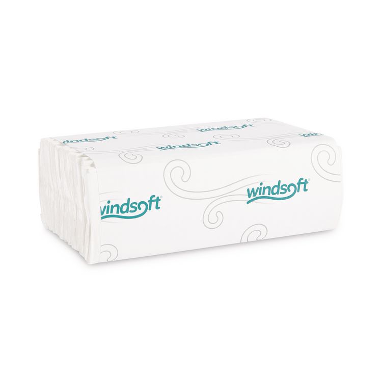 C-Fold Paper Towels, 1-Ply, 10.2 x 13.25, White, 200 Towels/Pack, 12 Packs/Carton