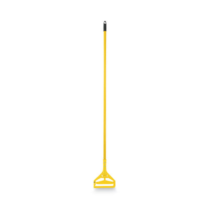 Quick Change Side-Latch Plastic Mop Head Handle, 60", Yellow