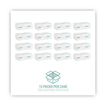 C-Fold Paper Towels, 1-Ply, 10.2 x 13.25, White, 200 Towels/Pack, 12 Packs/Carton