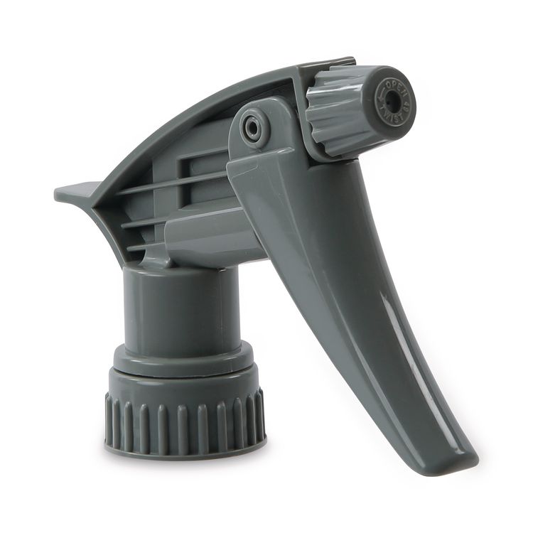 Chemical-Resistant Trigger Sprayer 320CR, Fits 16 to 24 oz Bottles, 9.5" Tube, Gray, 24/Carton