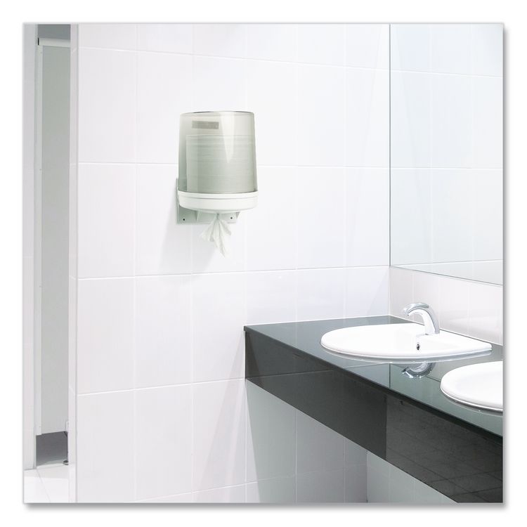 Center-Pull Roll Towels, 2-Ply, 10 x 7.6, White, 600/Roll, 6/Carton