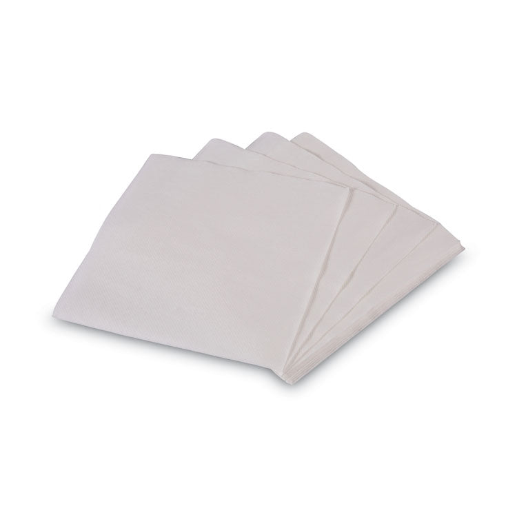 1/4-Fold Lunch Napkins, 1-Ply, 11.8 x 11.2, White, 6,000/Carton