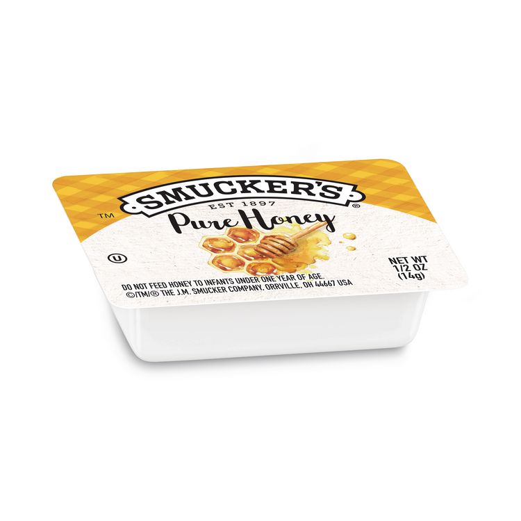 Smucker's Honey, Single Serving Packs, 0.5 oz, 200/Carton