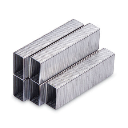 Heavy-Duty Premium Staples, 0.88" Leg, 0.5" Crown, Steel, 1,000/Box