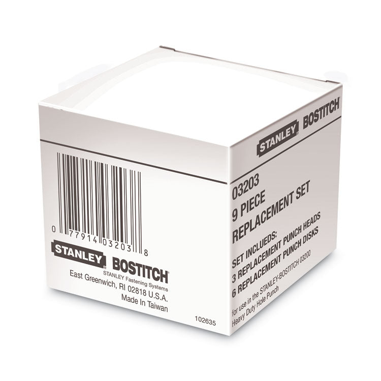 03200 XTreme Duty Replacement Punch Heads and Disc Set, 9/32 Diameter