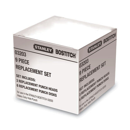 03200 XTreme Duty Replacement Punch Heads and Disc Set, 9/32 Diameter