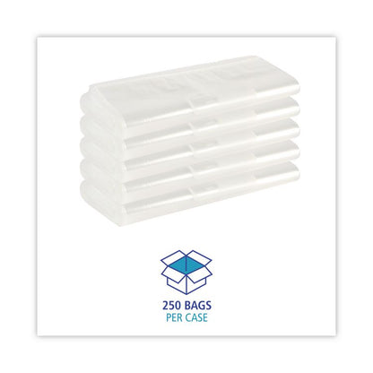 Reclosable Food Storage Bags, Gallon, 1.75 mil, 10.5" x 11", Clear, 250/Box