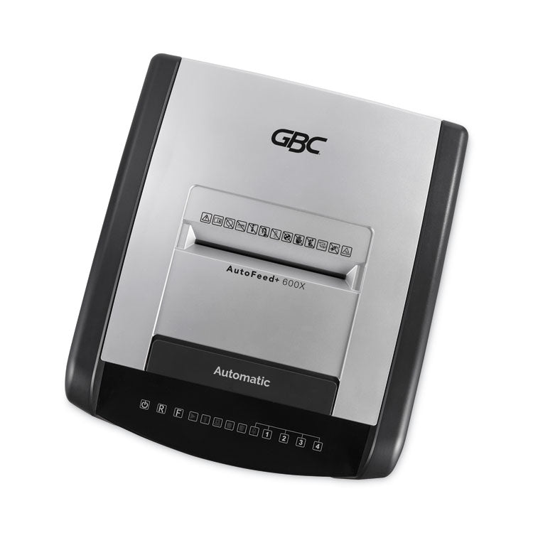AutoFeed+ 600X Super Cross-Cut Office Shredder, 600 Auto/15 Manual Sheet Capacity