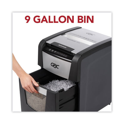 AutoFeed+ 100X Super Cross-Cut Home Office Shredder, 100 Auto/8 Manual Sheet Capacity