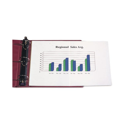 Panoramic Fold-Out Sheet Protectors, Heavy-Duty, Side: 3-Hole Punched, (2) 8.5 x 11 and (1) 11 x 17 Inserts, Clear, 25/Box