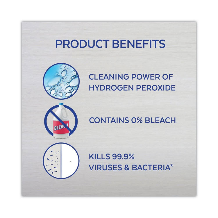Toilet Bowl Cleaner with Oxi Action, Ocean Fresh Scent, 24 oz Angle-Neck Bottle, 2/Pack, 4 Packs/Carton