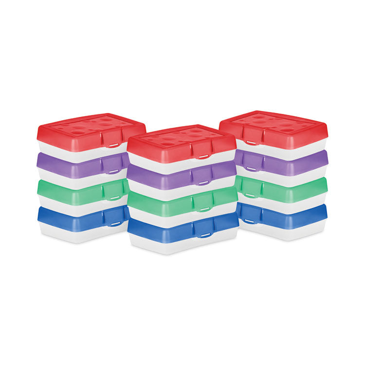 Pencil Box, 8.38 x 5.63 x 2.5, Randomly Assorted Colors