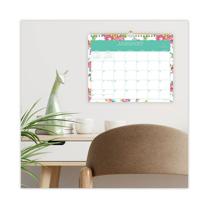 Day Designer Peyton Wall Calendar, Floral Artwork, 11 x 8.75, White/Multicolor Sheets, 12-Month (Jan to Dec): 2026