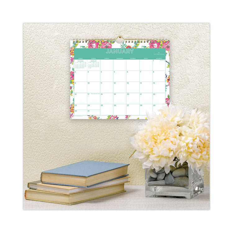 Day Designer Peyton Wall Calendar, Floral Artwork, 11 x 8.75, White/Multicolor Sheets, 12-Month (Jan to Dec): 2026