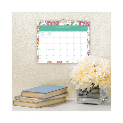 Day Designer Peyton Wall Calendar, Floral Artwork, 11 x 8.75, White/Multicolor Sheets, 12-Month (Jan to Dec): 2026