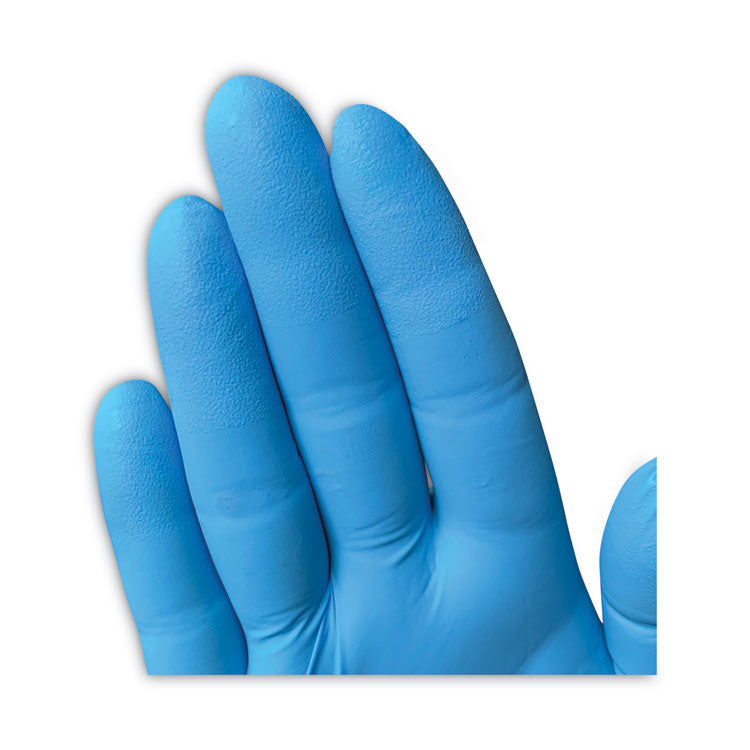 G10 2PRO Nitrile Gloves, Powder-Free, X-Small, 6 mil Thick, 9.5" Long, Blue, 100/Box, 10 Boxes/Carton