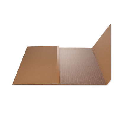 DuraMat Moderate Use Chair Mat for Low Pile Carpeted Floors, Rectangular, Beveled Edges, 45" x 53", Clear, Ships Flat