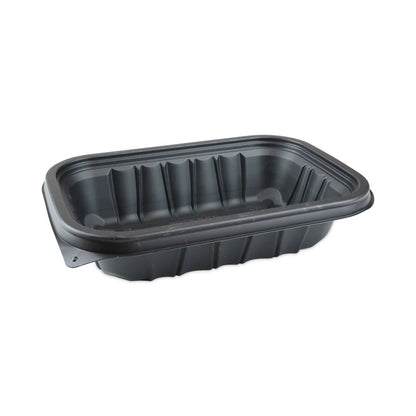 EarthChoice Entree2Go Takeout Container, 24 oz, 8.7 x 5.8 x 2, Black, Plastic, 300/Carton