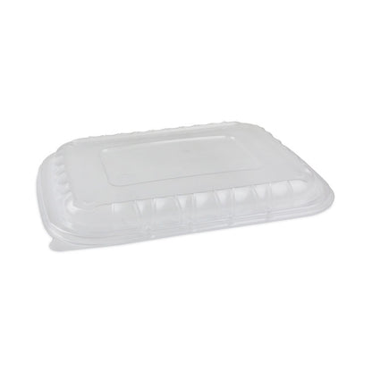 EarthChoice Entree2Go Takeout Container Vented Lid, 11.8 x 8.8 x 1, Clear, Plastic, 200/Carton