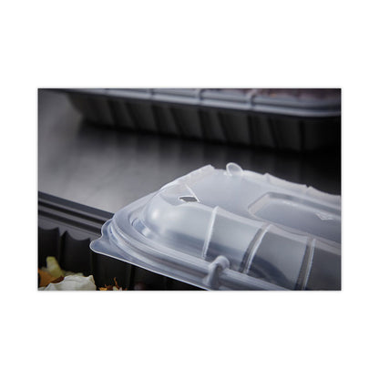 EarthChoice Entree2Go Takeout Container Vented Lid, 11.8 x 8.8 x 1, Clear, Plastic, 200/Carton
