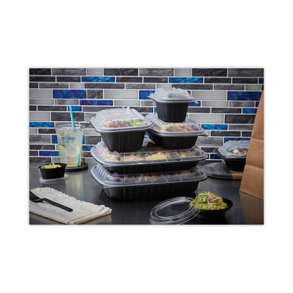 EarthChoice Entree2Go Takeout Container Vented Lid, 11.8 x 8.8 x 1, Clear, Plastic, 200/Carton