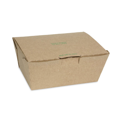 EarthChoice Tamper Evident OneBox Paper Box, 7.6 x 5.7 x 3.3, Brown, 160/Carton