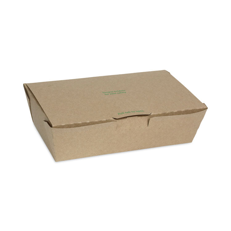 EarthChoice Tamper Evident OneBox Paper Box, 9.9 x 5.9 x 2.8, Brown, 162/Carton