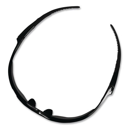 Nemesis Safety Glasses, Black Half Frame, Smoke Dual Lens
