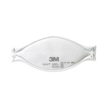 Aura Particulate Respirator 9205+, N95, One Size Fits All, 20/Pack