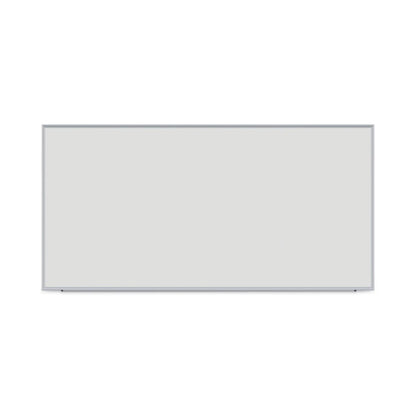 Deluxe Melamine Dry Erase Board, 96" x 48", White Surface, Anodized Aluminum Frame
