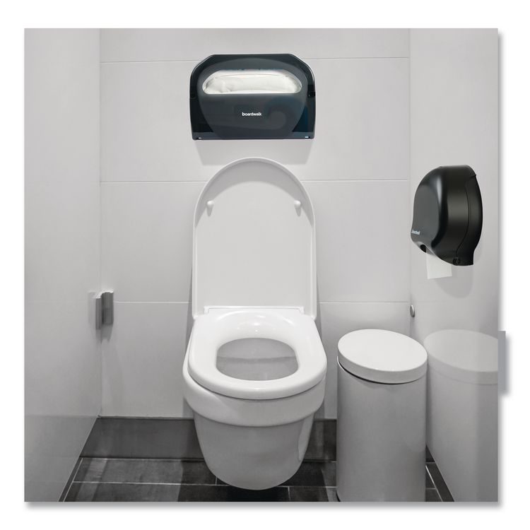 JRT Jr. Bath Tissue, Jumbo, Septic Safe, 1-Ply, 3.3" x 2,000 ft, White, 12 Rolls/Carton