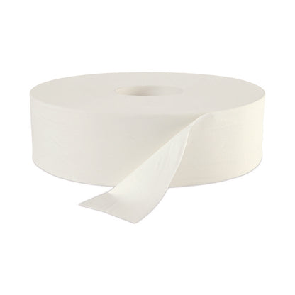 JRT Jumbo Roll Bathroom Tissue, Septic Safe, 2-Ply, 3.5" x 2,000 ft, White, 6 Rolls/Carton