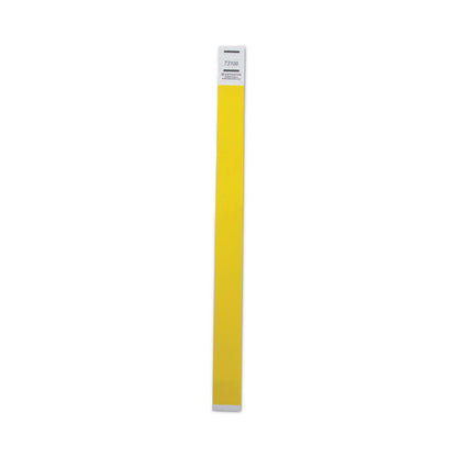 Crowd Management Wristbands, Sequentially Numbered, 9.75" x 0.75", Neon Yellow,500/Pack